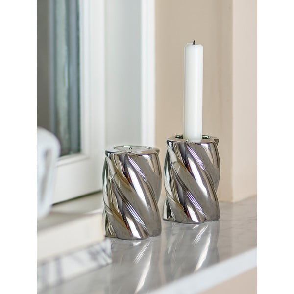 Akmensmasas svečturi (2 gab.) Silvia – Bloomingville-image-1