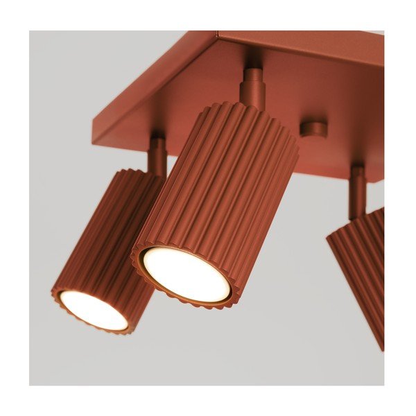 Ķieģeļu sarkana prožektora tipa lampa 25x25 cm Gleam – Sollux-image-1