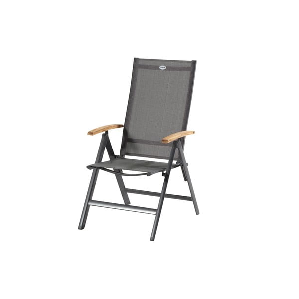 Pelēks metāla dārza krēsls Aruba – Hartman