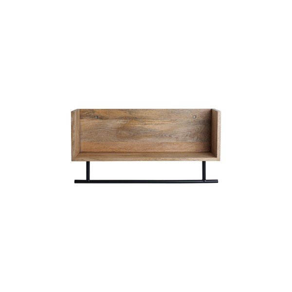 Dabīga toņa mango masīvkoka sienas plaukts 65 cm Sofie – Ellos Home-image-3