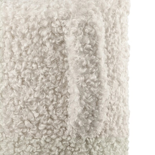 Bēšs pufs no buklē auduma Teddy – Blomus-image-3