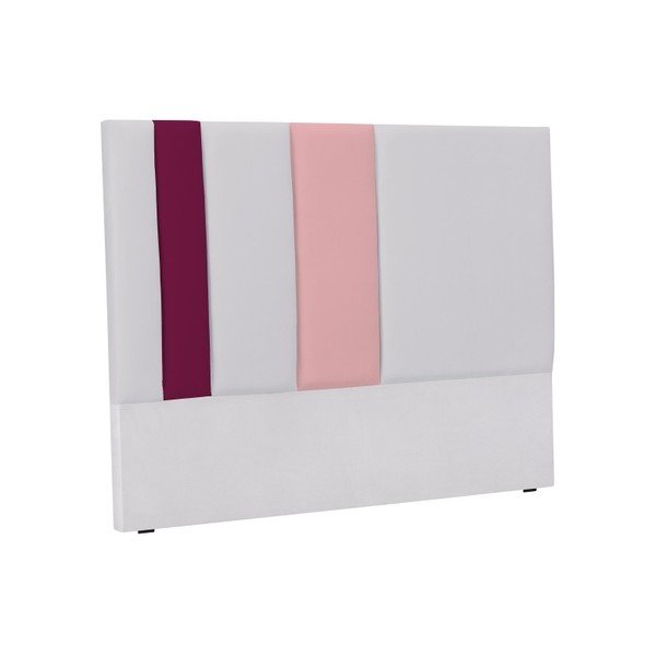 Pelēks un rozā galvgals Mazzini Sofas Dahlia, 120 x 200 cm-image-2