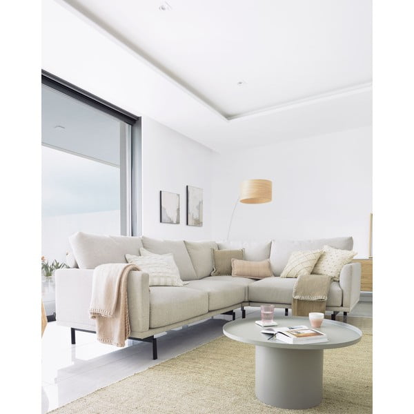 Metāla apaļš sānu galdiņš ø 72 cm Fleksa – Kave Home-image-2