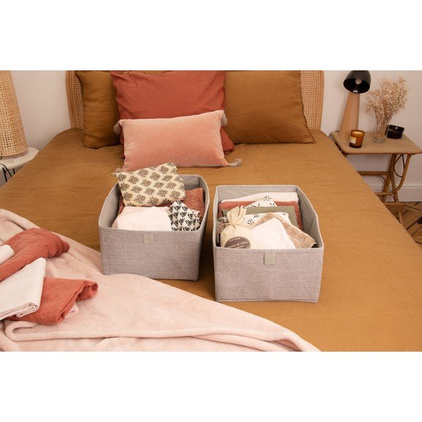 Pelēka uzglabāšanas kaste Compactor Oxford, 42 x 36 cm-image-2