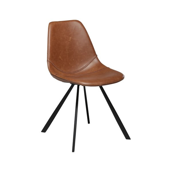 Brūns eko ādas ēdamistabas krēsls DAN-FORM Denmark Pitch