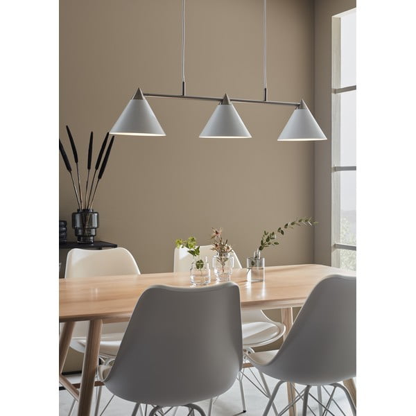 Balta trīsviru griestu lampa Markslöjd Klint-image-1