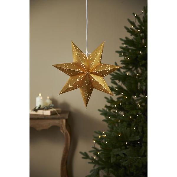 Ziemassvētku gaismas dekori zelta krāsā ø 45 cm Classic – Star Trading-image-3