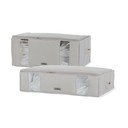 Vakuuma tekstila drēbju uzglabāšanas kaste ar stingrām malām (2 gab.) 65x50x27 cm Life – Compactor