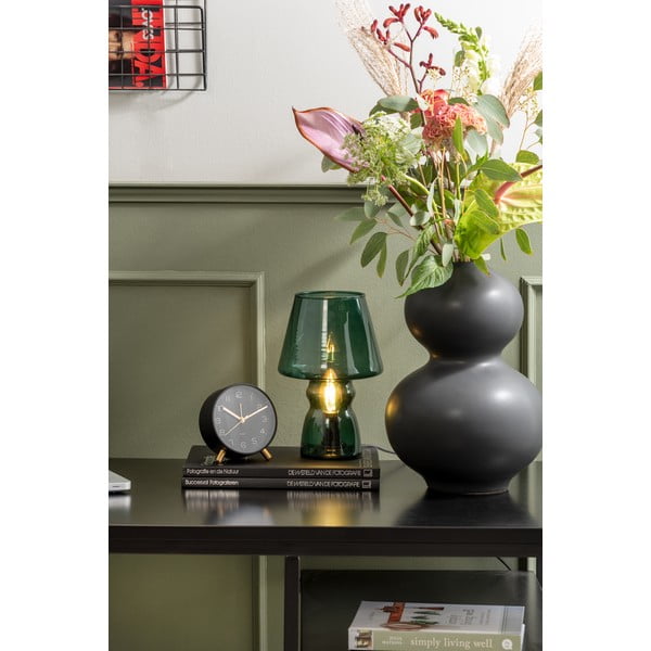 Tumši zaļa stikla galda lampa Leitmotiv Glass, augstums 25 cm-image-1
