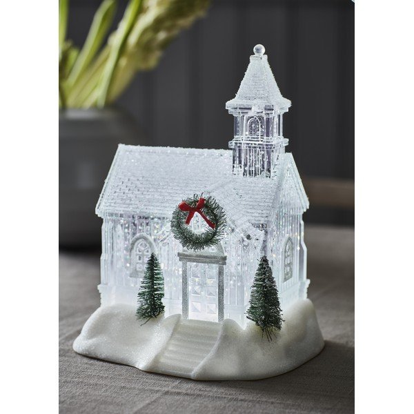 Balts Ziemassvētku gaismas dekors Chapelle – Markslöjd-image-1