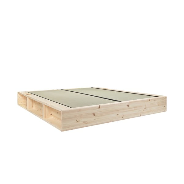 Masīvkoka divguļamā gulta ar fjūtonu Comfort un tatami Karup Design Ziggy, 140 x 200 cm-image-4