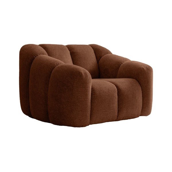 Terakotas oranžs atpūtas krēsls Shell – Miuform