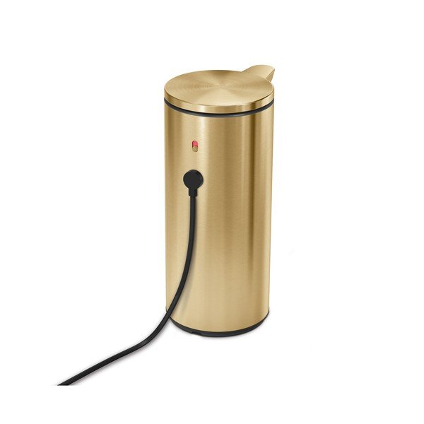 Spīdīgas zelta krāsas tērauda automātisks ziepju dozators 266 ml – simplehuman-image-3