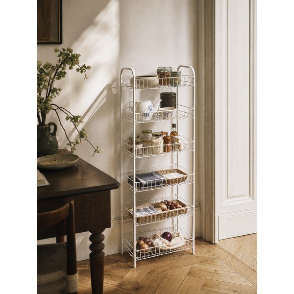 Balts metāla plaukts 41x104x23 cm Monaco – Metaltex-image-1