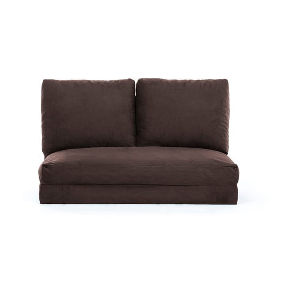 Brūns izvelkamais dīvāns 120 cm Taida – Balcab Home