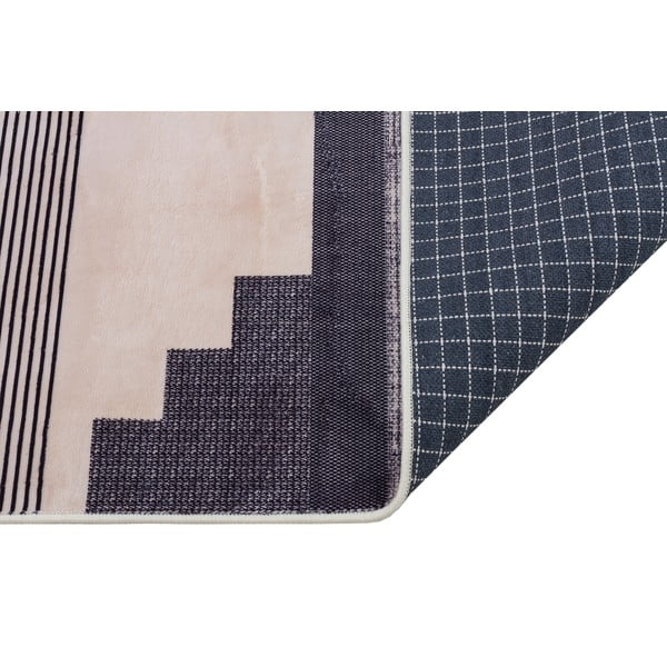 Pelēks/bēšs mazgājams paklājs 160x100 cm – Vitaus-image-2