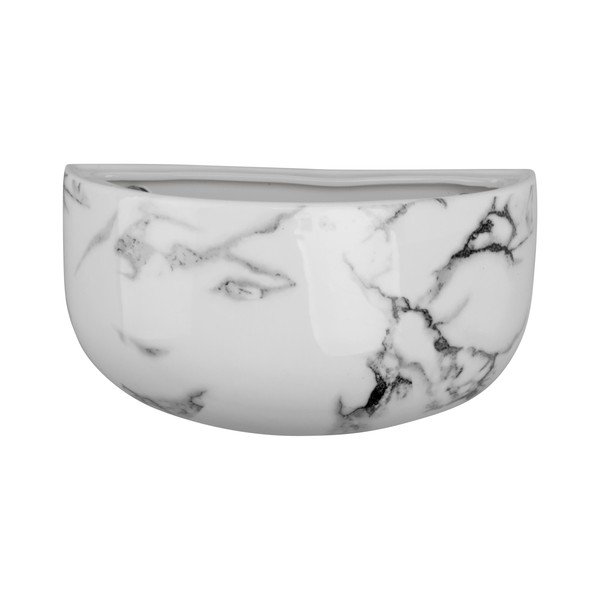 Keramikas sienas puķu pods marmora dekorā PT LIVING Ovāls-image-2