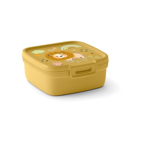 Dzeltena plastmasas bērnu pusdienu kārba – Curver