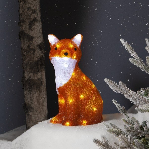 Oranžs Ziemassvētku gaismas dekors Crystalo – Star Trading-image-1