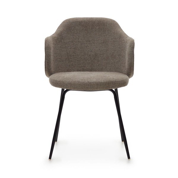 Brūni polsterēti ēdamistabas krēsli (2 gab.) Yunia – Kave Home-image-3