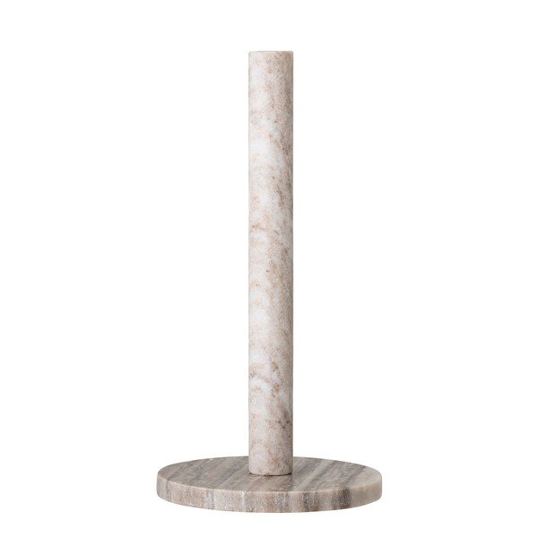 Dabīga toņa marmora papīra dvieļu statīvs ø 15 cm Emy – Bloomingville