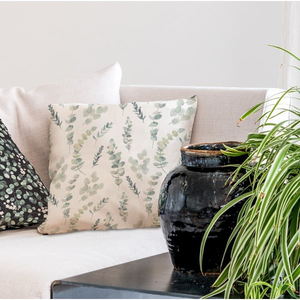 Kokvilnas spilvens Eucalyptus Branches, 45 x 45 cm-image-1