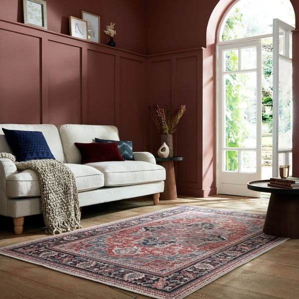 Bordo mazgājams paklājs no pārstrādātu šķiedru maisījuma 160x230 cm Windsor – Flair Rugs-image-1