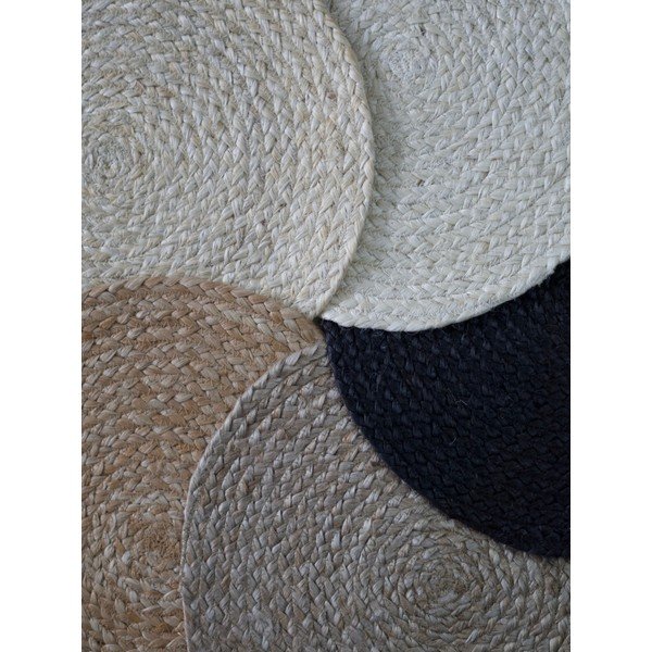 Krēmkrāsas divpusējs/ar rokām darināts džutas paklājs 160x230 cm Braided – Hanse Home-image-4