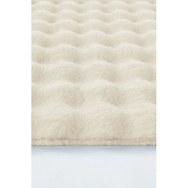 Ziloņkaula krāsas mazgājams paklājs 80x150 cm Bubble Emarald – Mila Home-image-4