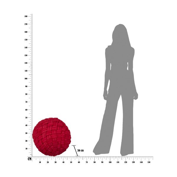 Mauro Ferretti Lina sarkana pufs, ø 50 cm-image-2