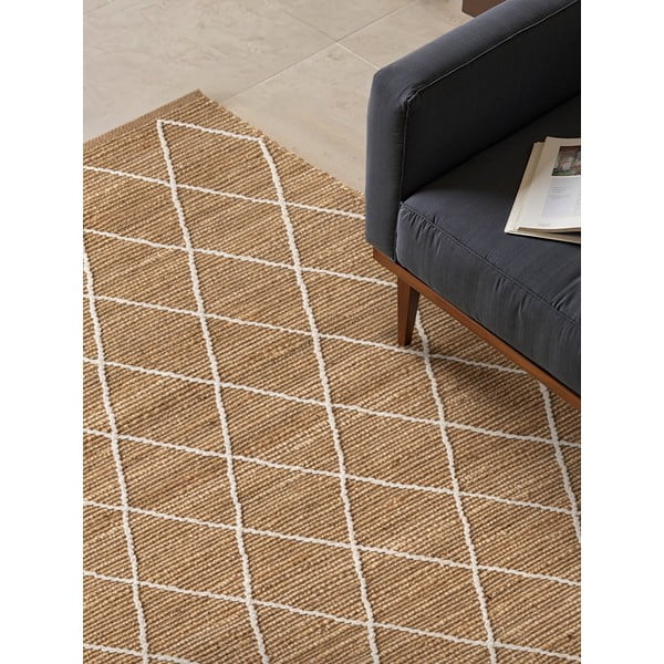 Dabīga toņa ar rokām darināts džutas paklājs 160x230 cm Kunu – Hanse Home-image-4