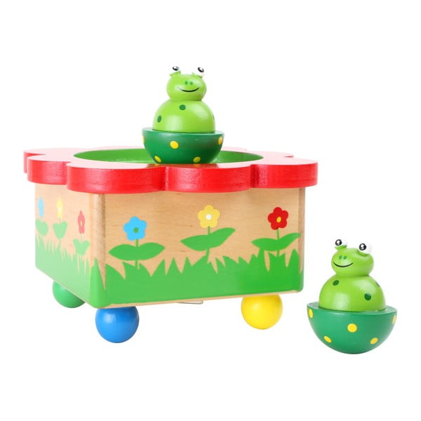 Koka muzikālā rotaļlieta Legler Frog Pond