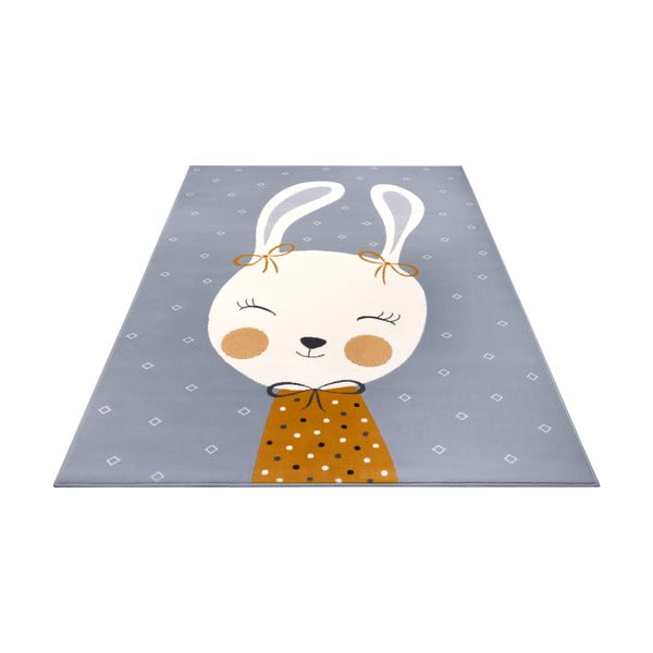 Pelēks bērnu paklājs 150x80 cm Bunny Polly – Hanse Home-image-2