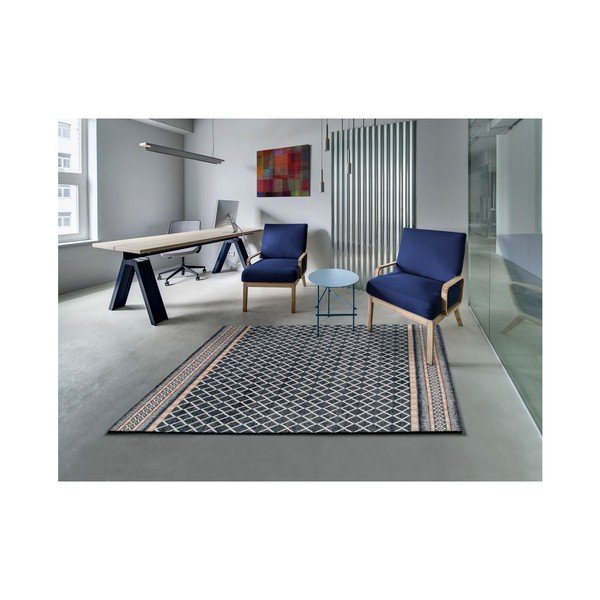 Zils āra paklājs Universal Sofie Blue Marro, 160 x 230 cm-image-1