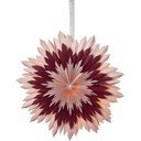 Rozā Ziemassvētku gaismas rotājums Star Trading Ice