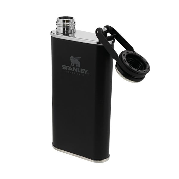 Melna nerūsējošā tērauda blašķe 230 ml Easy-Fill Wide Mouth Flask Black – Stanley-image-3