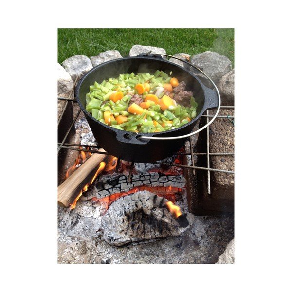 Čuguna ugunskura vieta Esschert Design Camping, 3 l-image-1