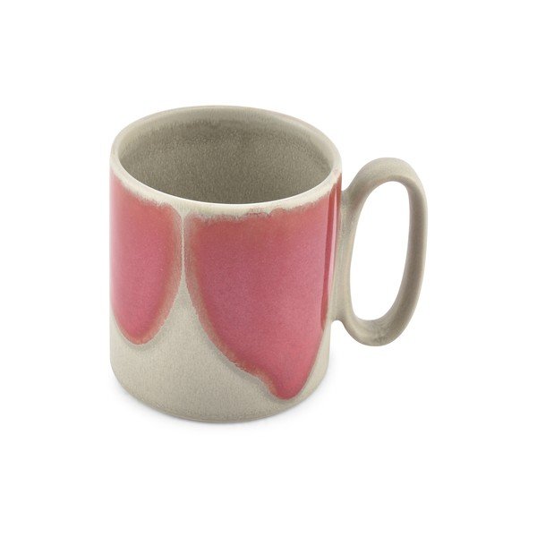 Rozā/pelēka akmensmasas krūze 390 ml Paint – Salt&Pepper-image-2