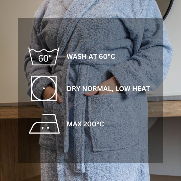 Zaļš kokvilnas halāts XXL Lindu – Tiseco Home Studio-image-3