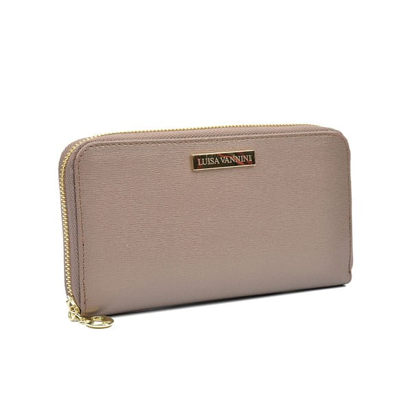 Bēšs ādas maks Luisa Vannini Lanza-image-2