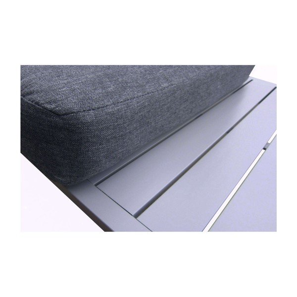 Pelēka dārza dīvāna un žurnālu galdiņa komplekts Bobochic Paris Vigo Gris-image-4