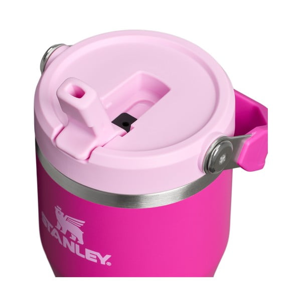 Rozā nerūsējošā tērauda termoss 600 ml IceFlow™ Flip Straw 2.0 Tumbler Violet Blossom – Stanley-image-1