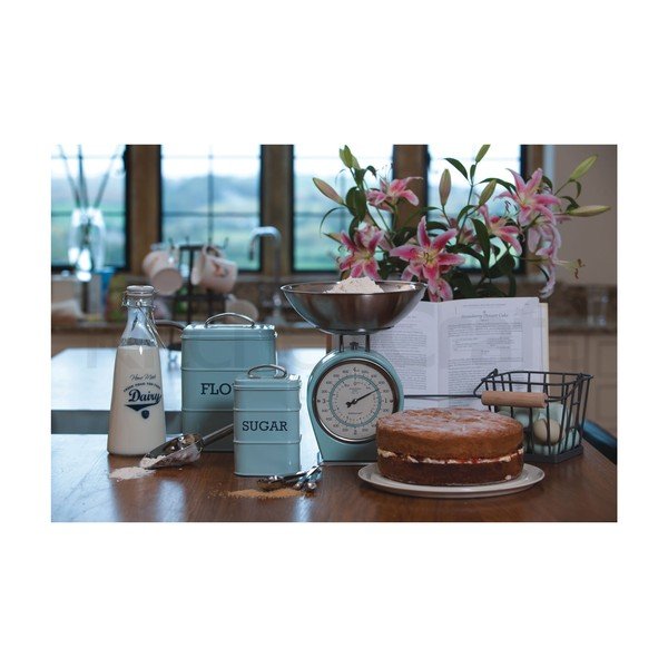 Kitchen Craft Nostalģija Zila alvas cukura burka-image-1