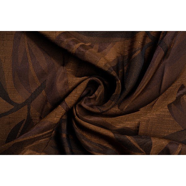 Tumši brūns aizkars 210x245 cm Nydia – Mendola Fabrics-image-3