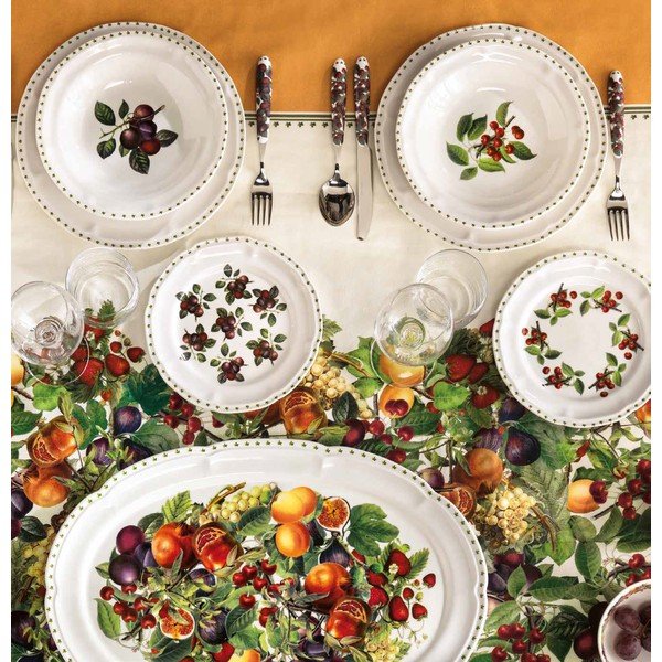 Paplāte no sintētiskā kaula porcelāna 35x50 cm Le Primizie – Brandani-image-1