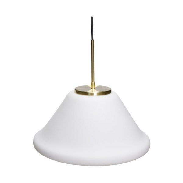 Balta piekaramā lampa ar regulējamu spilgtumu ø 40 cm Muse – Hübsch-image-2