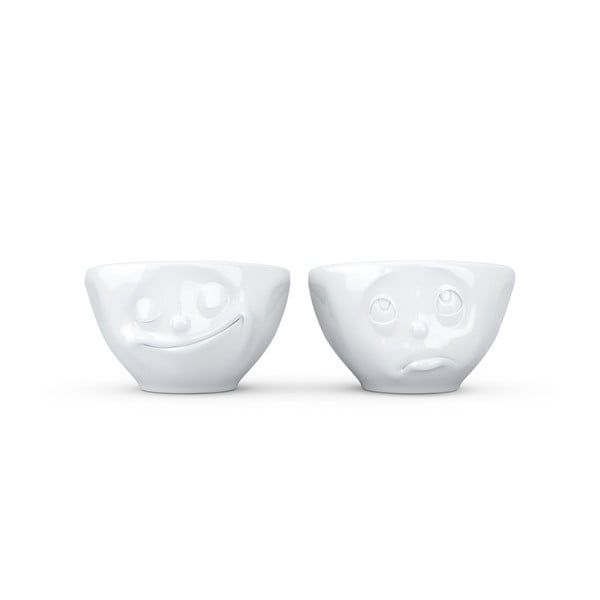 2 baltu porcelāna trauku komplekts 58produkti, tilpums 100 ml