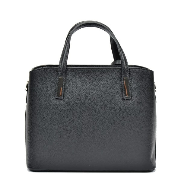 Melna ādas somiņa Sofia Cardoni Lacy-image-1