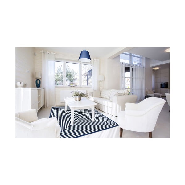 Tumši zils āra paklājs Floorita Braid, 160 x 230 cm-image-4