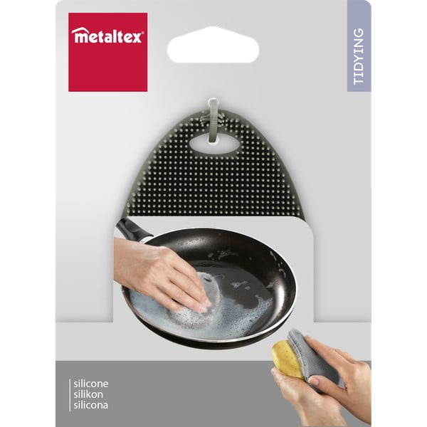 Silikona trauku mazgāšanas sūklis – Metaltex-image-1